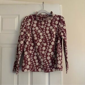 Sezane Purple Blouse